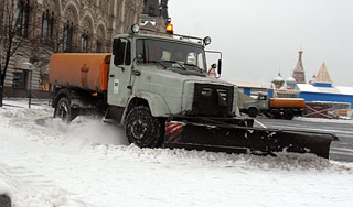 Снегопады отступают от российской столицы