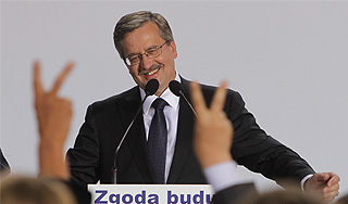 Коморовский избран президентом Польши