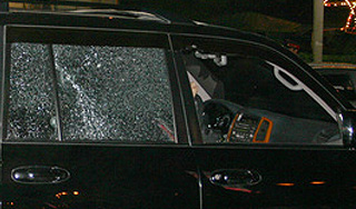 Бандиты на BMW атакуют иномарки в Москве