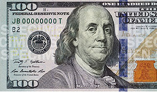       $100