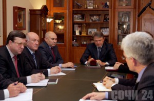 Планерное совещание Александра Ткачева со своими заместителями