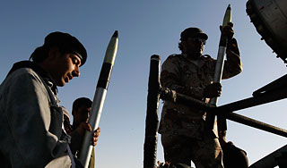 Удар Каддафи по Мисрате настиг повстанцев