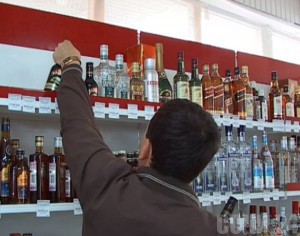 Изъятие алкогольной продукции на улице Гранатной