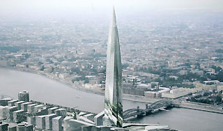 Петербургу готовят 500-метровый небоскреб