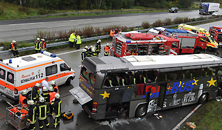 Автобус с россиянами попал в ДТП в Норвегии