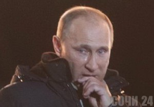 Владимир Путин прослезился на выступлении на Манежной площади в Москве. Фото: nr2.ru