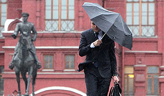 Дожди пришли в Москву на всю неделю