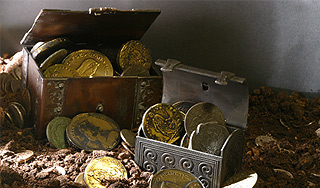 Археологи нашли 750 килограммов денег