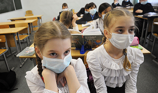 Россия встречает новый свиной грипп