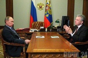 Встреча президента РФ Владимира Путина с главой Коллегии ЕЭК Виктором Христенко