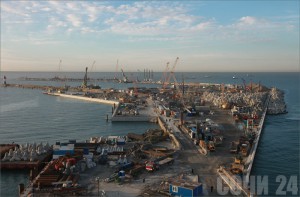 Строительство второй очереди морского порта города Сочи