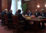 Встреча президента с лидерами думских партий в Сочи