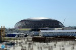 Возведение Большой ледовой арены в Олимпийском парке